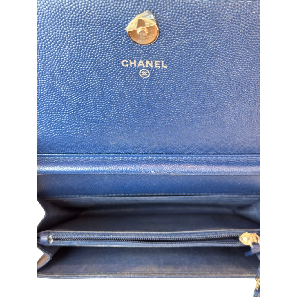 Chanel Blue Caviar Square WOC