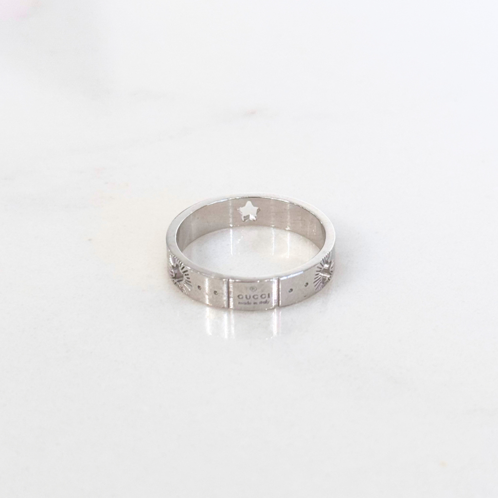 Gucci 18K White Gold Ring