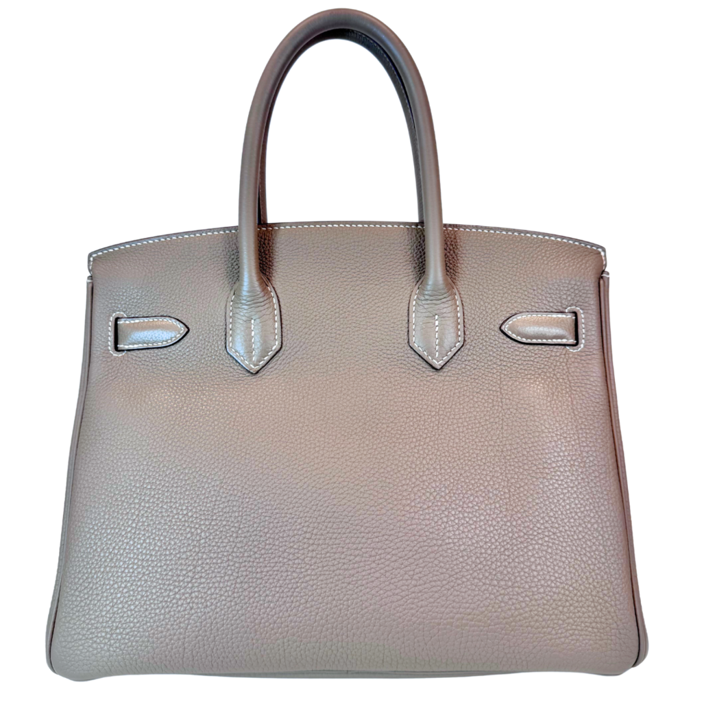 Birkin Etoupe Togo Paladium HW 30 2010