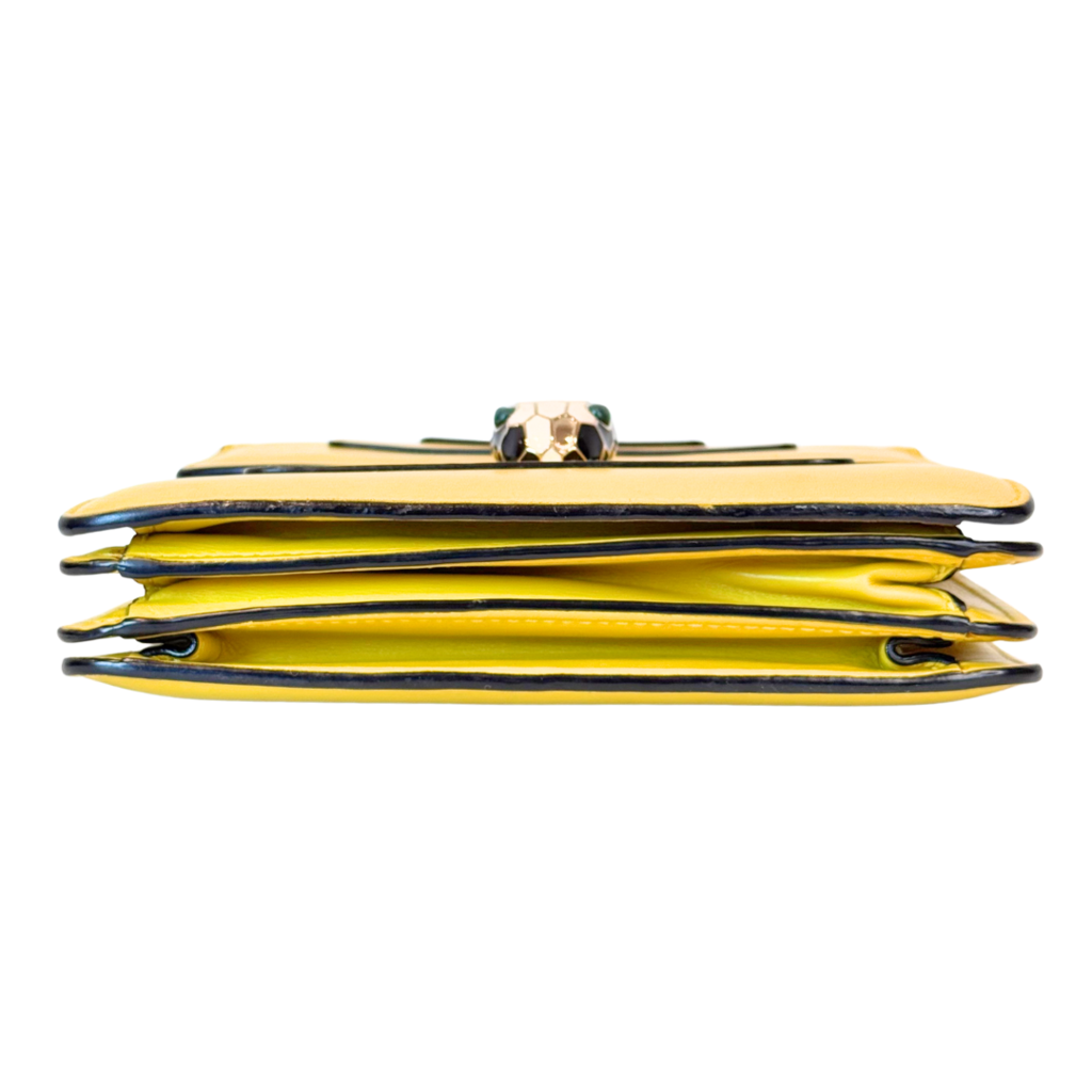 Bvlgari Yellow Serpenti Chain Shoulder Bag