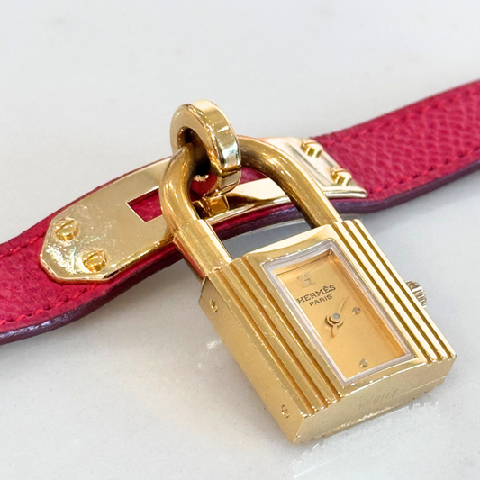 Hermes Red Lock Watch