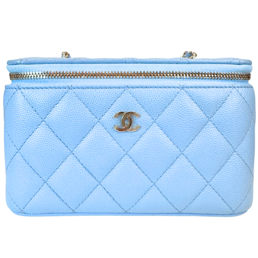 Chanel Blue Caviar Vanity (FULL SET)