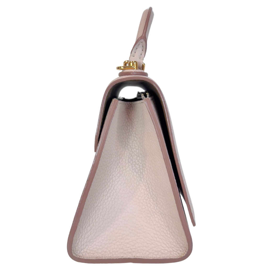 Louis Vuitton Beige Leather Twist Shoulder Bag