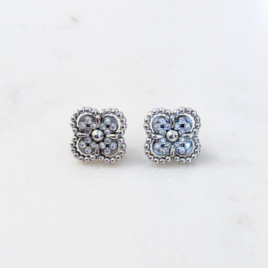 Van Cleef Clover Style Earrings