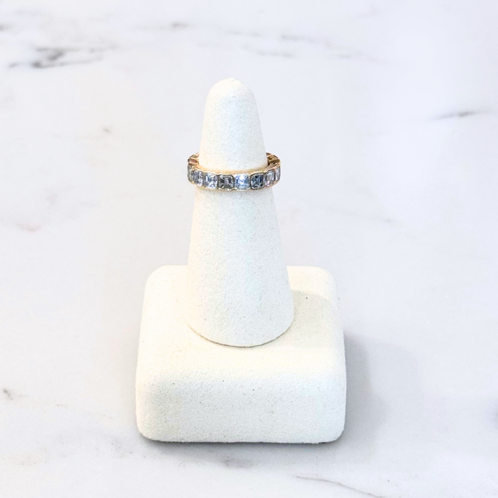 Material Good Gold Diamond Ring Size 4