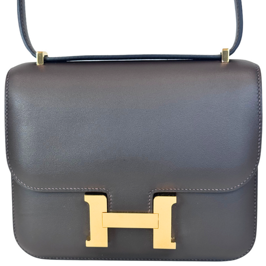 Hermès Chocolate Swift Constance Gold HW 18 (2024)