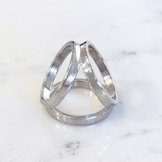 Hermès Silver Scarf Ring