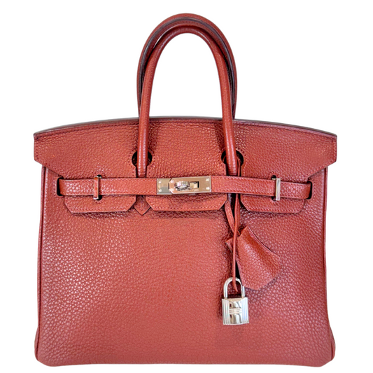 Hermès Birkin Brown Togo 25CM Palladium HW (2009)