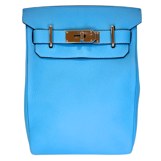 Hermès Blue HAC Dos To Go