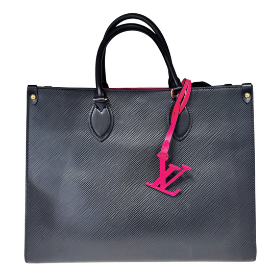 Louis Vuitton Black Epi Leather On The Go Bag