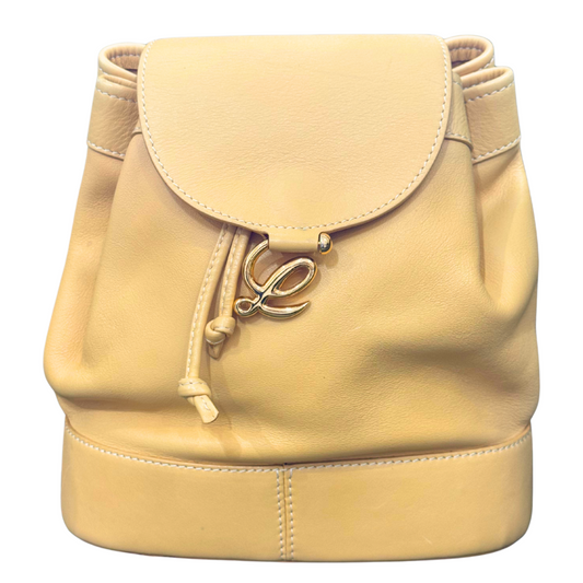 Loewe Yellow Leather Backpack