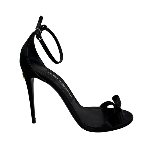 Dolce & Gabbana Satin Bow Heels, 37.5