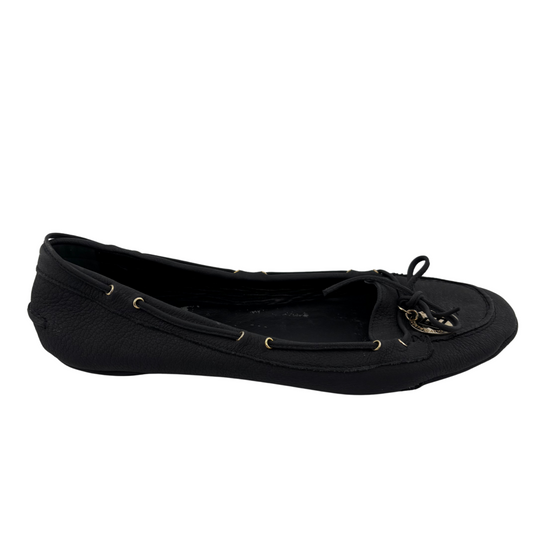 Fendi Leather Driving Moccasin, 39