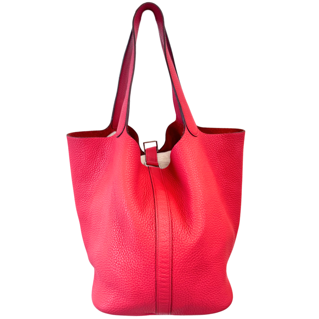 Hermès Coral Pink Pictoin 26CM Palladium HW
