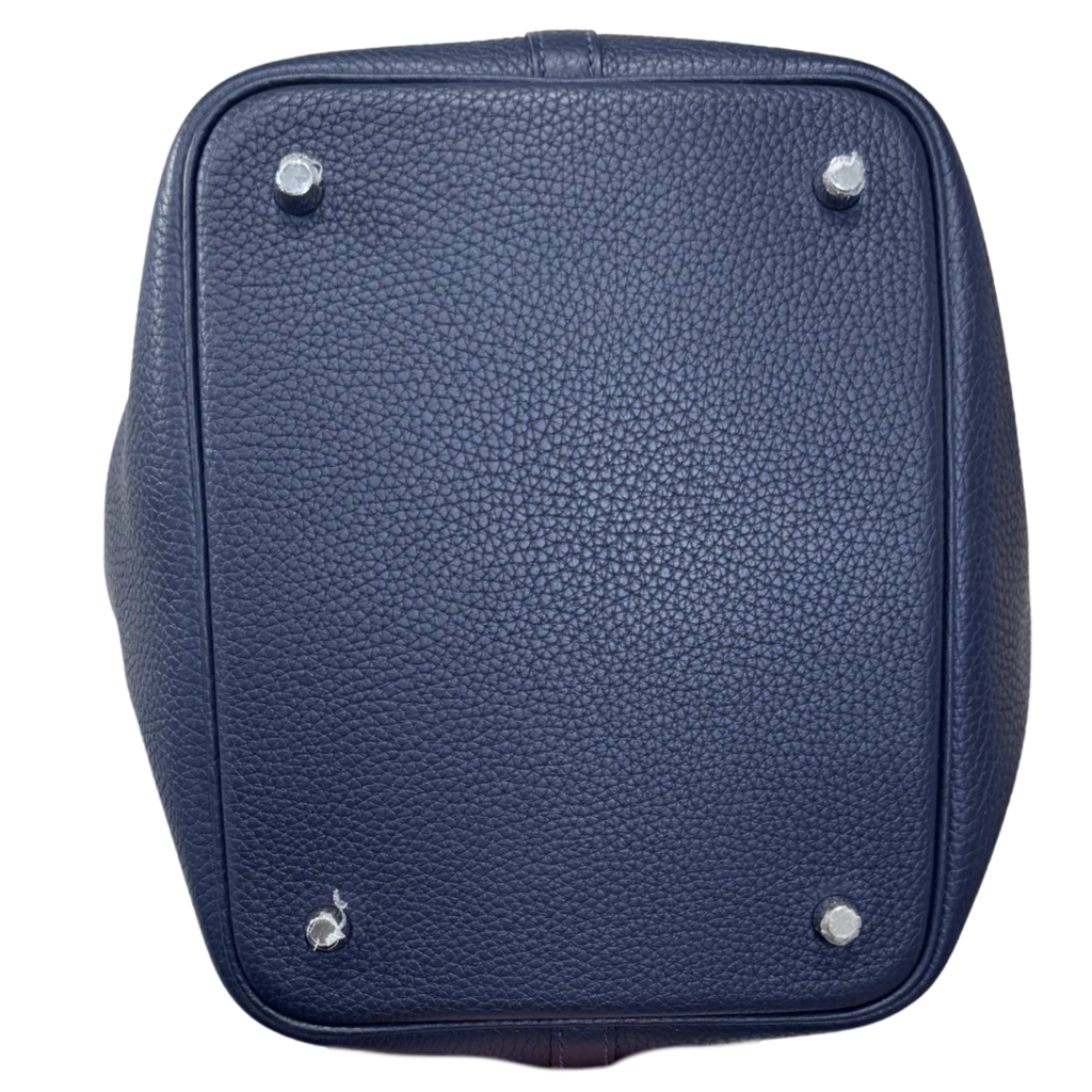 Hermès Navy Picotin 22CM Palladium HW