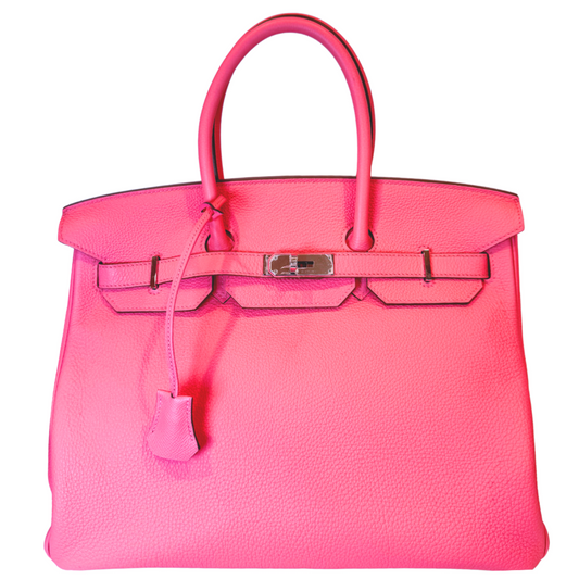 Hermès Birkin Rose Lipstick Togo 35CM Palladium HW