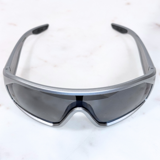 Prada Silver Wrap Around Sunglasses