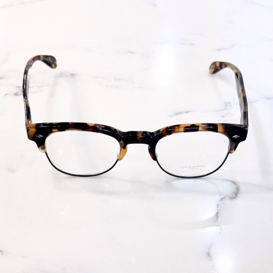 Oliver Peoples Tortoise Frame Blue Light Glasses