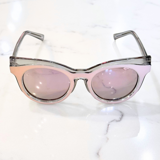 Self Portrait Pink & Green Sunglasses