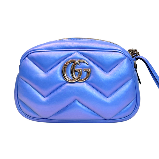 Gucci Marmont Blue & Purple Iridescent Bag