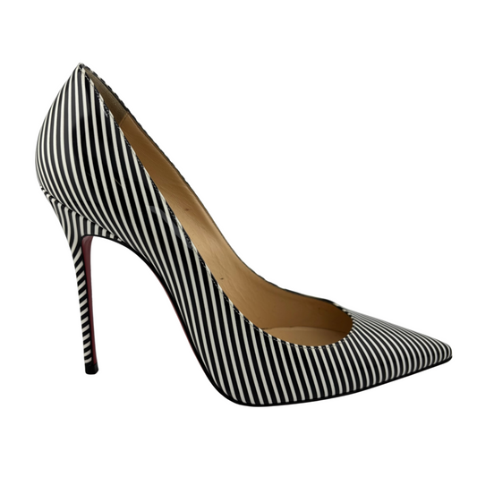 Christian Louboutin Striped Pumps, 39