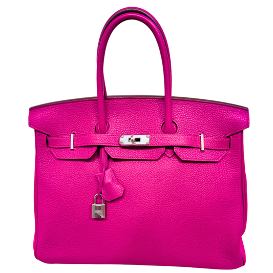 Hermès Birkin Rose Pourpre Togo 35CM Palladium HW (2011)