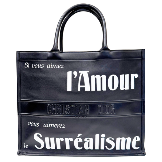 Dior Black & White Surrealisme Book Tote