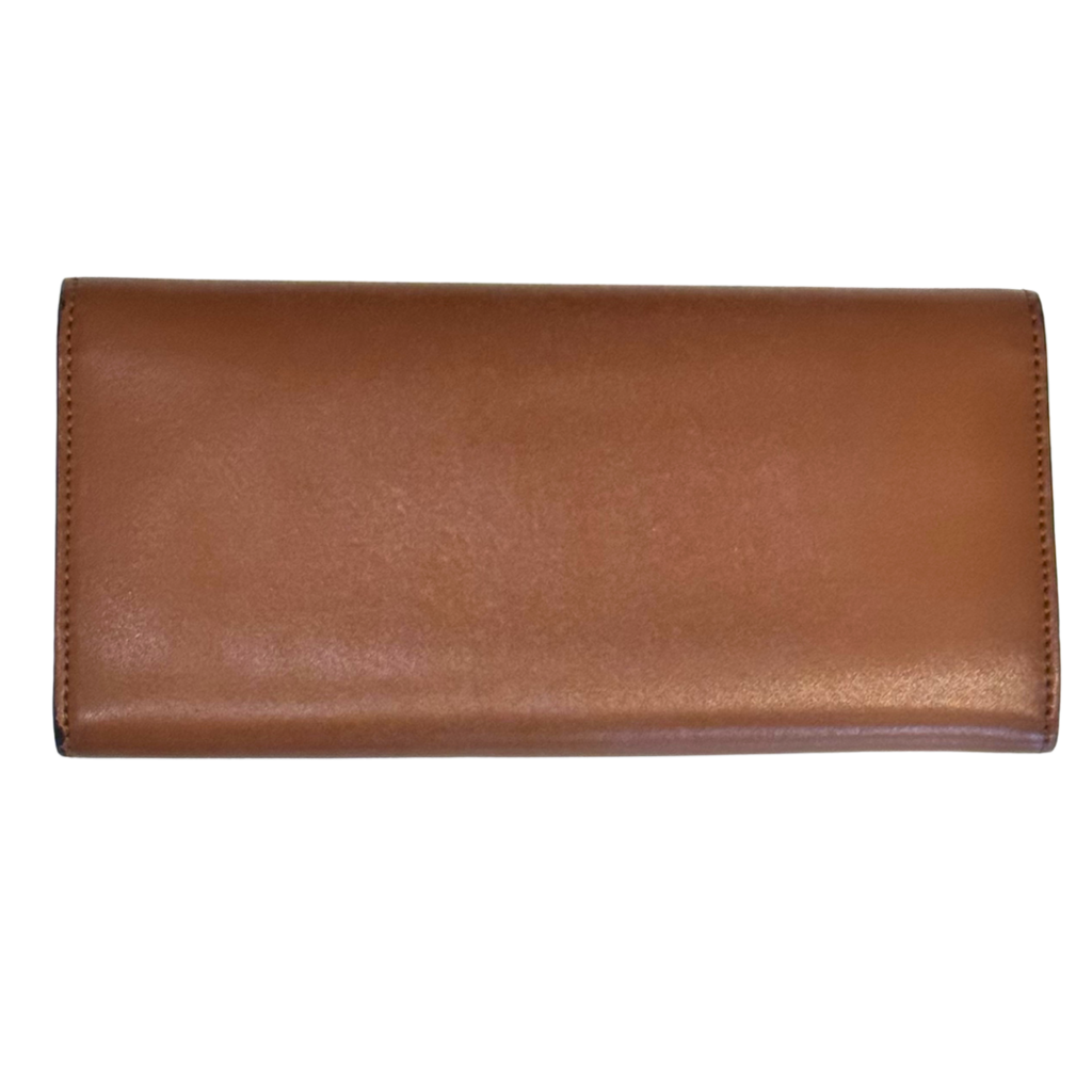 Fendi Brown Leather By the Way Continental Wallet
