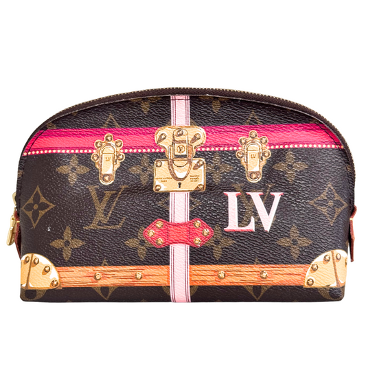 Louis Vuitton Monogram Summer Trunks Cosmetic Pouch