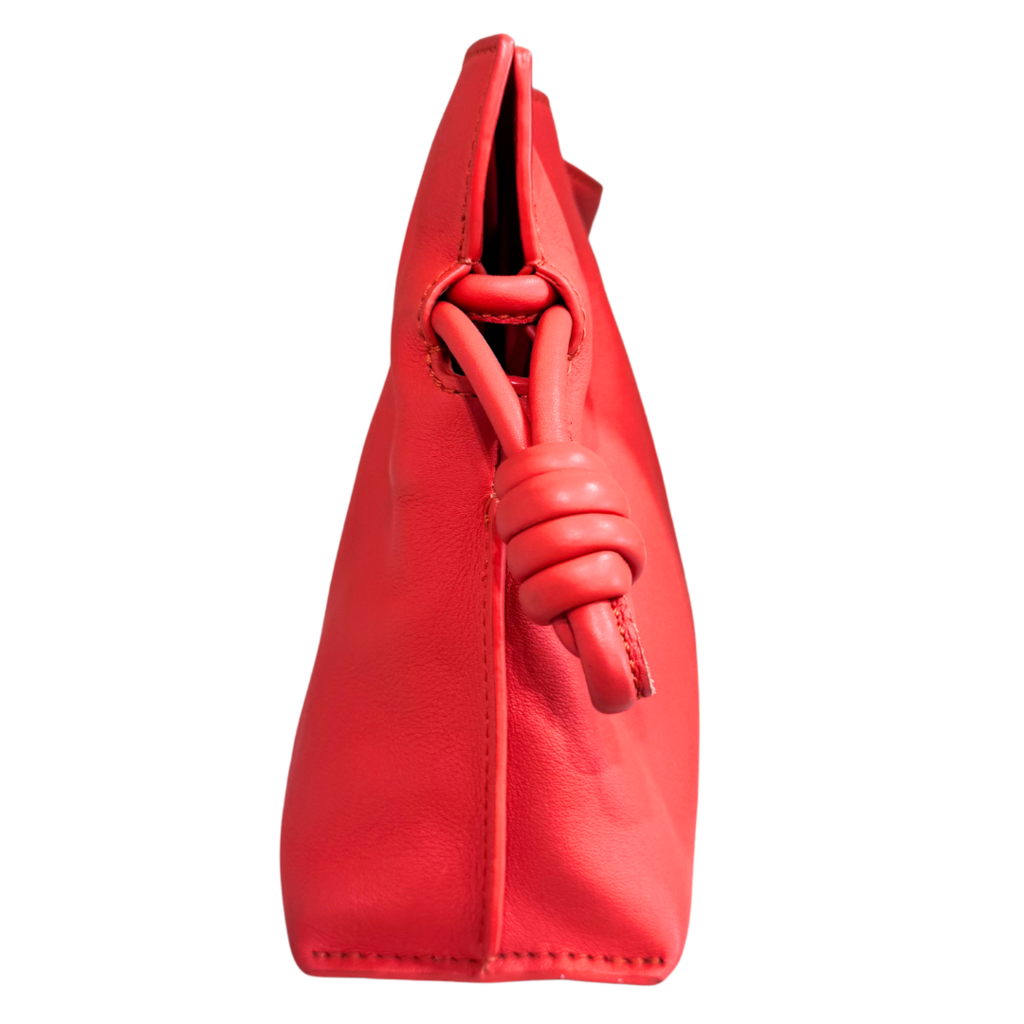 Loewe Red Leather Flamenco Crossbody Mini