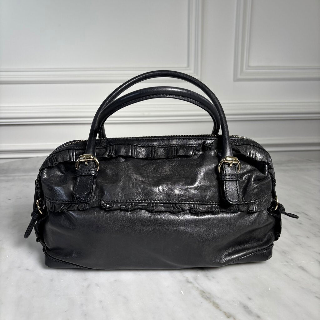 Black Leather Tote