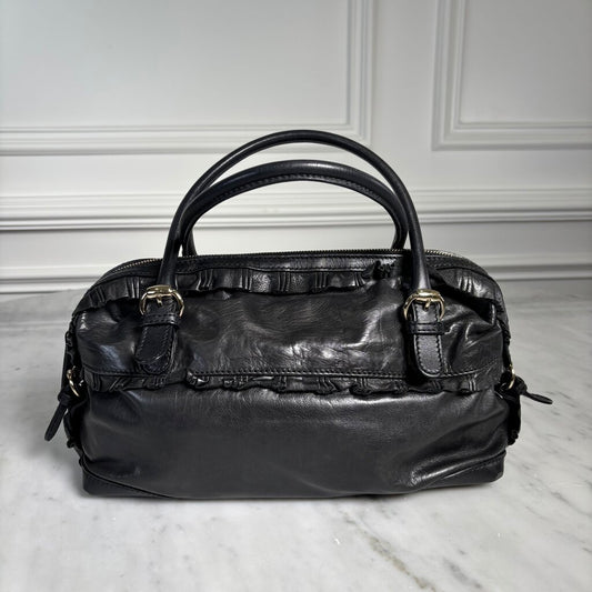 Black Leather Tote