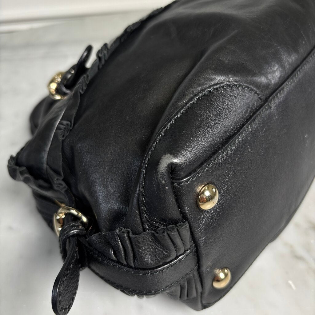 Black Leather Tote