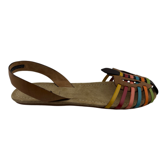 Prada Multicolor Slingback Sandal, 38.5