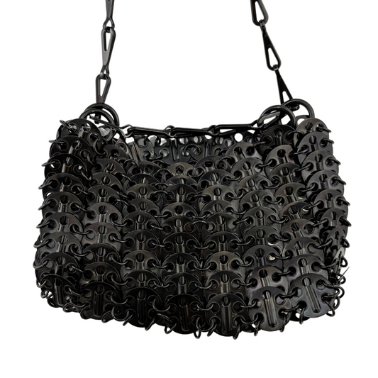 Black Nano Chain Shoulder Bag (est 1025)