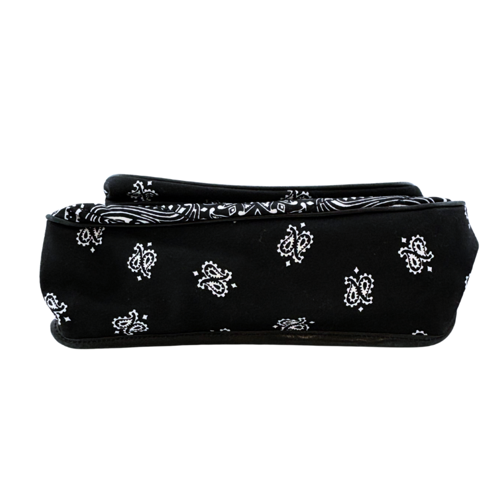 Black/White Niki Bandana Monogram Shoulder Bag (2290)