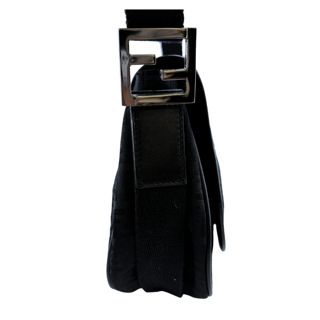 Black Zucchino Saddle Flap Crossbody Bag