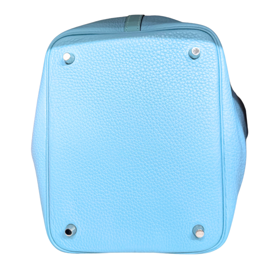 Hermès Picotin Sky Blue Clemence 22CM Palladium HW (2015)