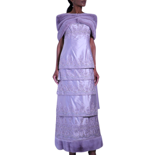 Randi R Rahm Purple Mother Of The Bride Dress, 6