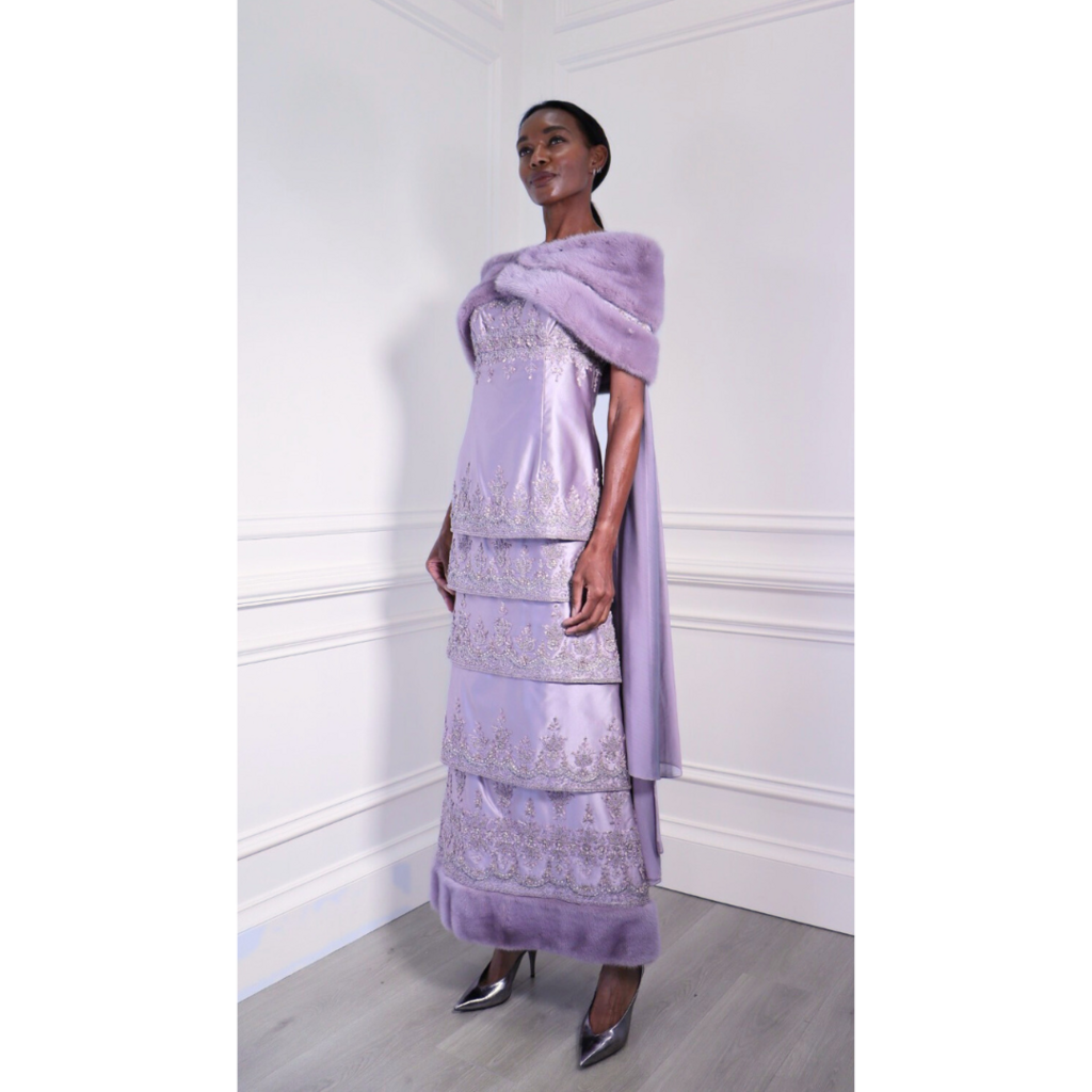 Randi R Rahm Purple Mother Of The Bride Dress, 6