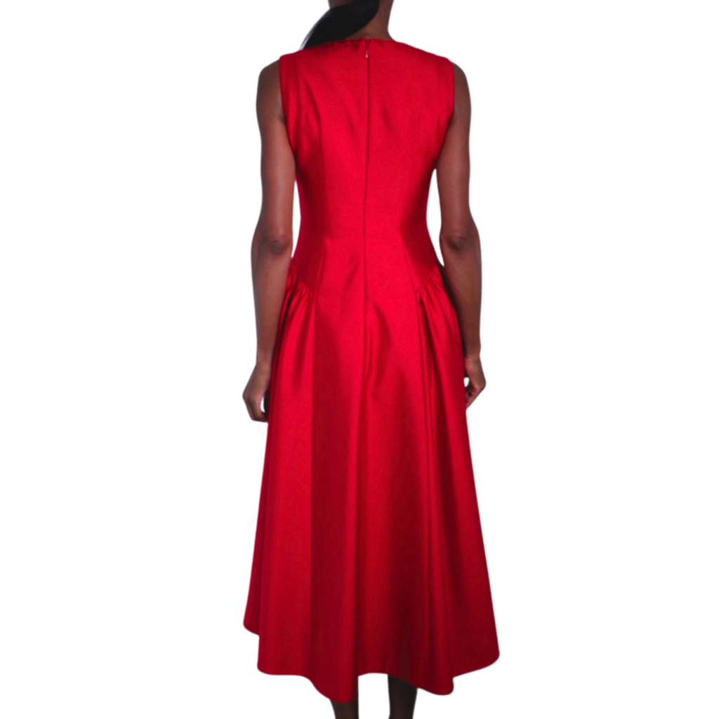 Rachel Gilbert Red Silk Blend Sawyer Dress, 4 (NWT)