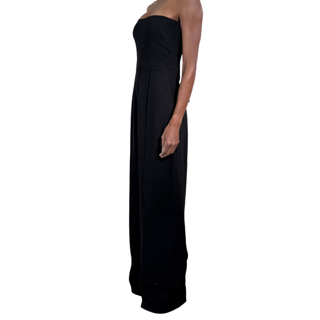 Alex Perry Black Strapless Jumpsuit, 12