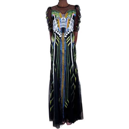 Temperley London Embroidered Organza Dress, 8