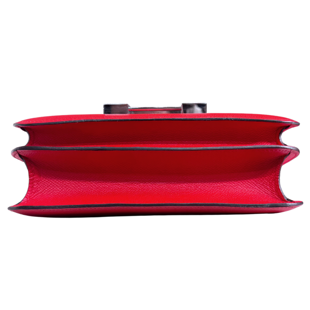 Hermès Constance III Rouge de Coeur Red Epsom 24CM Mauve Sylvestre Enamel Hardware (2019)