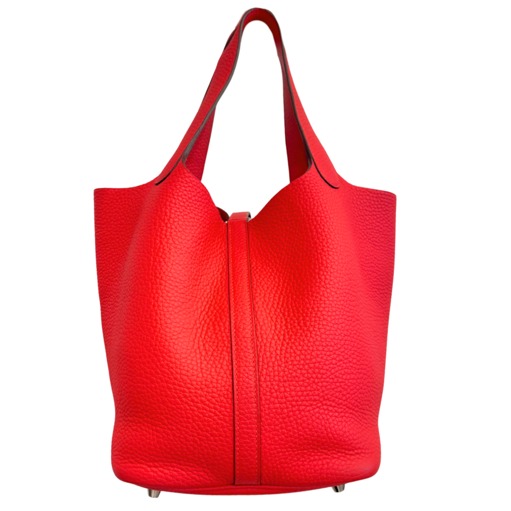 Hermès Picotin Red Clemence 22CM Palladium HW