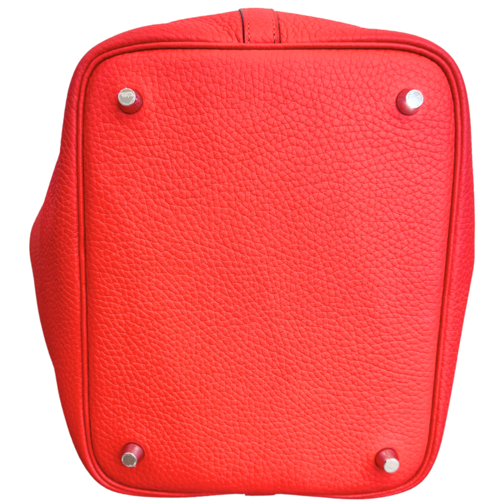 Hermès Picotin Red Clemence 22CM Palladium HW