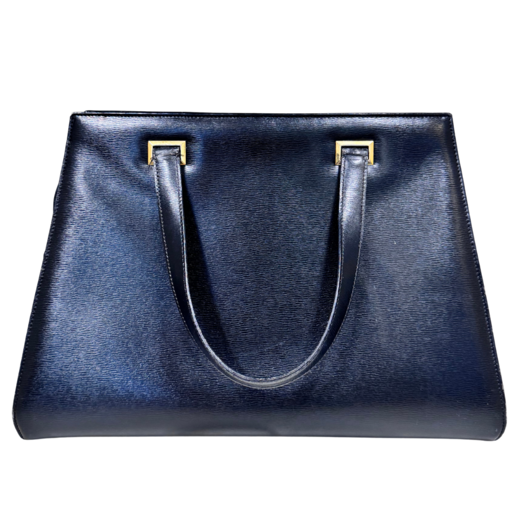 Dior Black Leather Gold HW Handbag (Vintage)