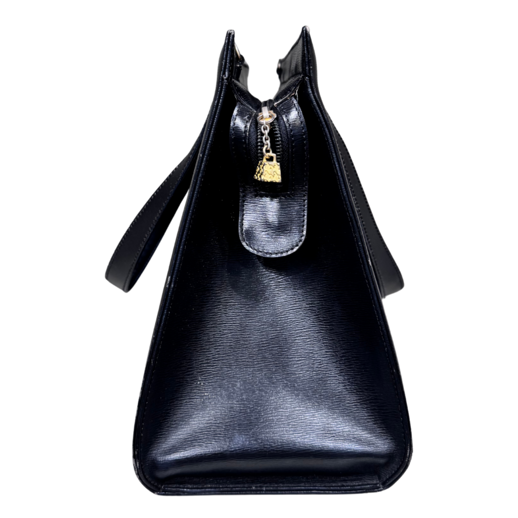 Dior Black Leather Gold HW Handbag (Vintage)