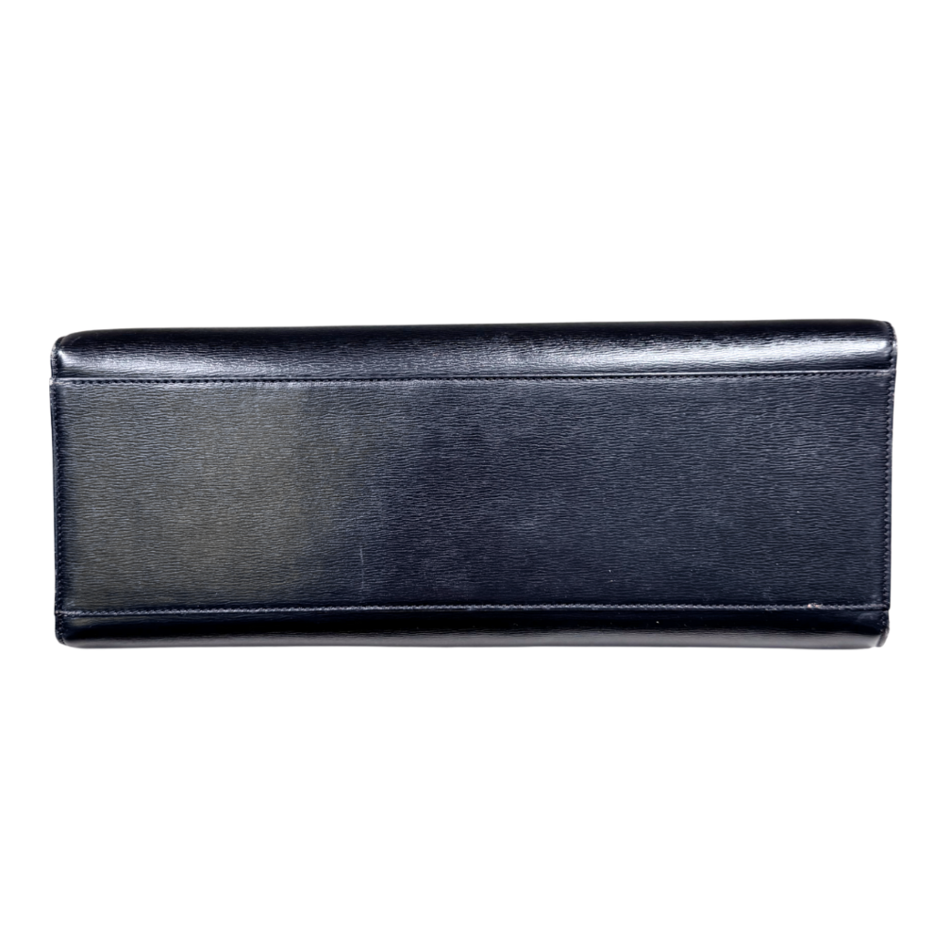 Dior Black Leather Gold HW Handbag (Vintage)