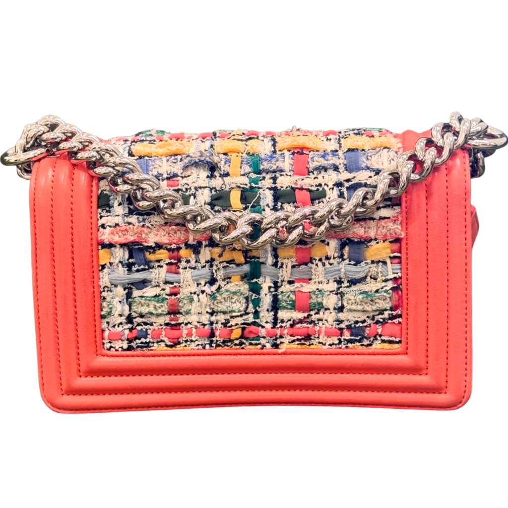Chanel LeBoy Poppy & Tweed Small Bag